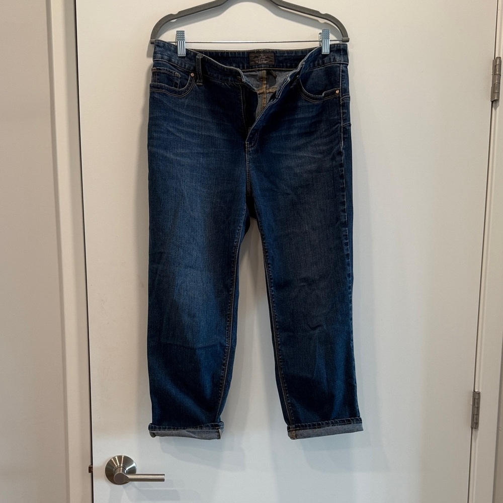 Chico's Deep Indigo Ankle Jeans